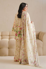 PETAL VEIL-3 PIECE PRINTED LAWN SUIT