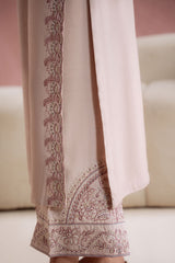 PEACH WHISPER-2PC (SHIRT & TROUSER)