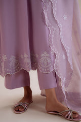 LAVENDER REEF-3PC (SHIRT, TROUSER & DUPATTA)