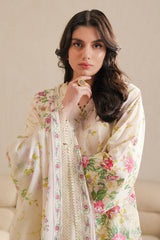 PETAL VEIL-3 PIECE PRINTED LAWN SUIT