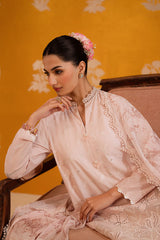 ROSE LUSTER-3PC CHIKANKARI SUIT