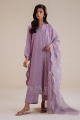 LAVENDER REEF-3PC (SHIRT, TROUSER & DUPATTA)