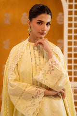 BUTTER BLISS-3PC CHIKANKARI SUIT