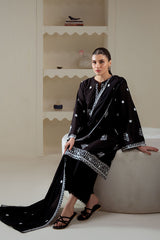 MIDNIGHT AURA -2PC (SHIRT & DUPATTA)