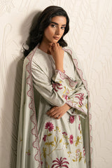 PASTEL GROVE-3PC (SHIRT, TROUSER & DUPATTA)