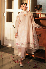 PALE PINK-3 PC EMBROIDERED LAWN SUIT