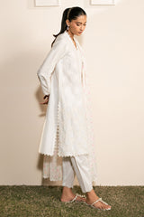 IVORY GLINT- 3PC EMBROIDERED LAWN SUIT