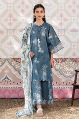 ORCHID OASIS-3 PC PRINTED LAWN SUIT