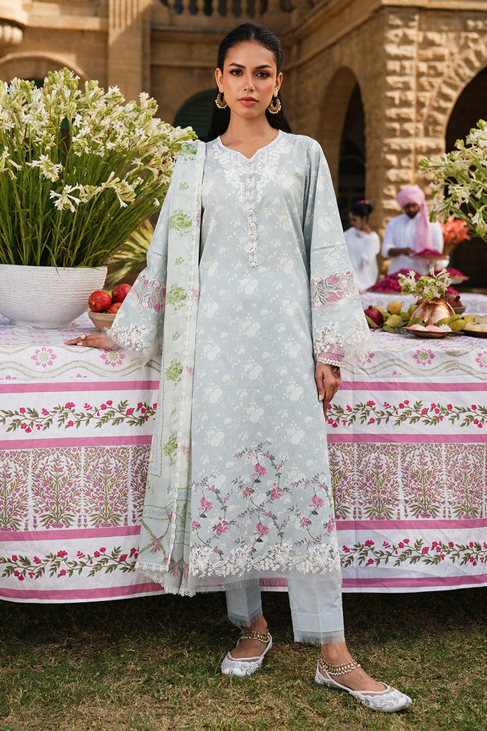 SUMMER SKY-3PC (SHIRT, TROUSER & DUPATTA)