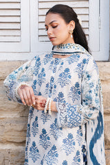 ASTRAL GARDEN-3 PC PRINTED LAWN SUIT