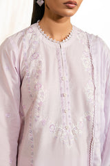 ORCHID BLISS- 3PC EMBROIDERED LAWN SUIT