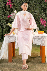 CARMINE ROSE- 3PC EMBROIDERED LAWN SUIT