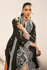 RAVEN GRACE- 3PC EMBROIDERED LAWN SUIT