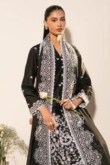 RAVEN GRACE- 3PC EMBROIDERED LAWN SUIT