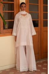 CHERRY BLOSSOM- 3PC EMBROIDERED LAWN SUIT