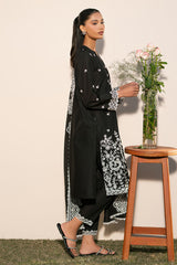 RAVEN GRACE- 3PC EMBROIDERED LAWN SUIT