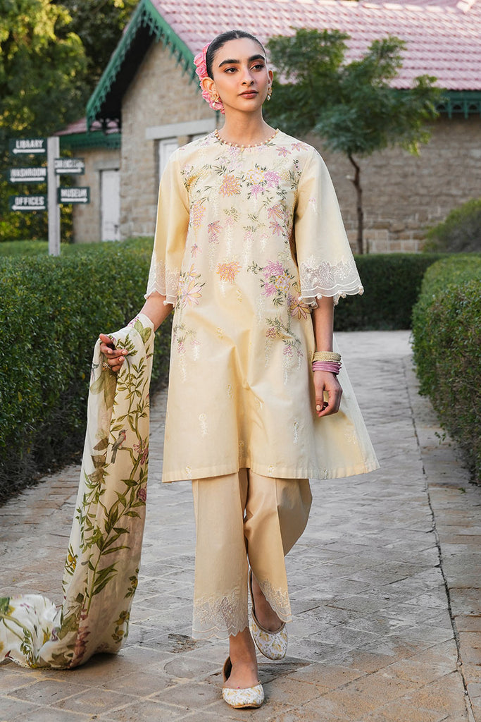 GARDENIA GLAM-3 PC EMBROIDERED LAWN SUIT