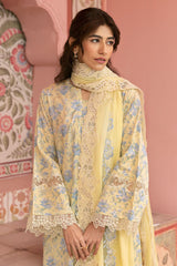 SUNSHINE DREAM-3PC PRINTED LAWN SUIT