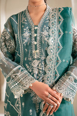 NORTH SEA-4PC NET EMBROIDERED SUIT