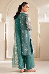 NORTH SEA-4PC NET EMBROIDERED SUIT