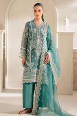 NORTH SEA-4PC NET EMBROIDERED SUIT