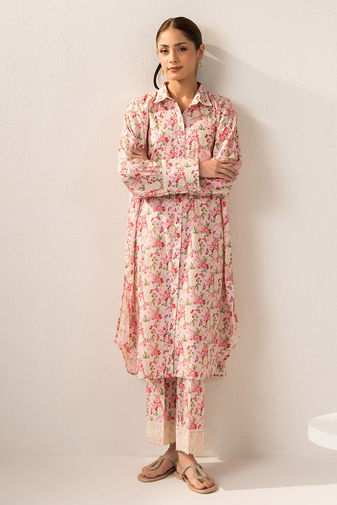 FLORAL FUSION -2 PC (SHIRT & TROUSER)