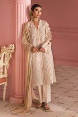 PEACH PARFAIT-3PC PRINTED LAWN SUIT