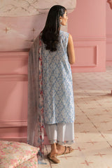 AQUA ICE-3PC PRINTED LAWN SUIT