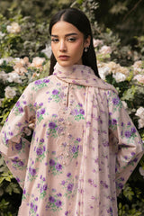 ROSY AFFAIR-3PC PRINTED LAWN SUIT