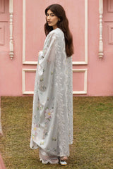 GRAY FROST-3PC PRINTED LAWN SUIT