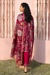 WHIMSICAL ZEST-3PC PRINTED LAWN SUIT