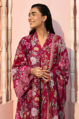 WHIMSICAL ZEST-3PC PRINTED LAWN SUIT