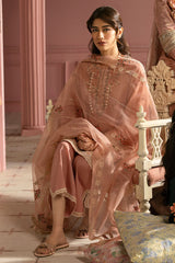 ROSE QUARTZ-3PC PRINTED LAWN SUIT