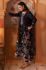 CAVIAR CHARM-3PC PRINTED LAWN SUIT