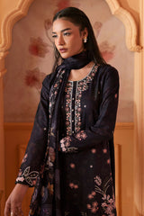 CAVIAR CHARM-3PC PRINTED LAWN SUIT