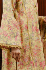 VERDANT GLOOM-3 PC PRINTED LAWN SUIT