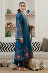 MIDNIGHT TIDE-3 PC LAWN PRINTED SUIT