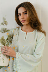 DAISY BLOOM-3 PC LAWN PRINTED SUIT