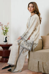 BISQUE TALE-2 PC PRINTED LAWN SUIT