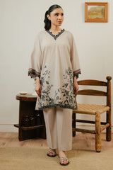 SILVER CLOUD-2 PC PRINTED LAWN SUIT