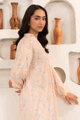 PEACH GLOW-2PC (SHIRT & TROUSER)