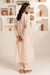 PEACH GLOW-2PC (SHIRT & TROUSER)