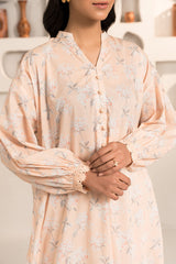 PEACH GLOW-2PC (SHIRT & TROUSER)