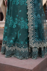 SEQUIN GROVE-3PC SILK EMBROIDERED PRET