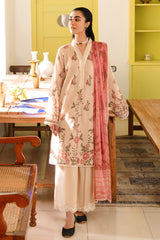 FLORID HEAVEN-3PC DIGITAL PRINTED LAWN SUIT