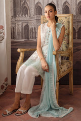 PEARL WHITE-3PC PRINTED LAWN SUIT