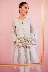 AQUA HAZE-2PC (SHIRT & DUPATTA)