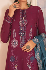 ASTER GLAZE EMBROIDERED SHIRT - 3PC