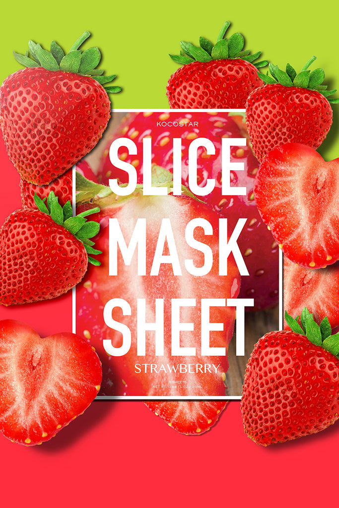 Slice Mask Strawberry-2 sheets